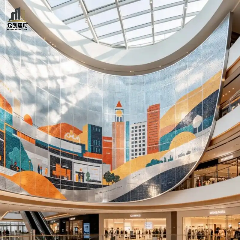 Mall Decorative Aluminum Panel | Custom Commercial Aluminum Solutions